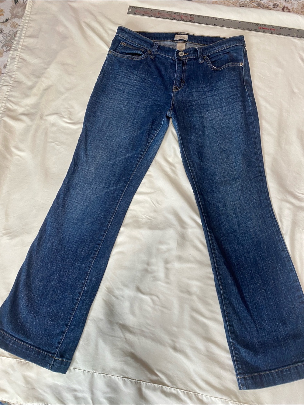 Gap Long and Lean Jeans in Medium Dark Blue